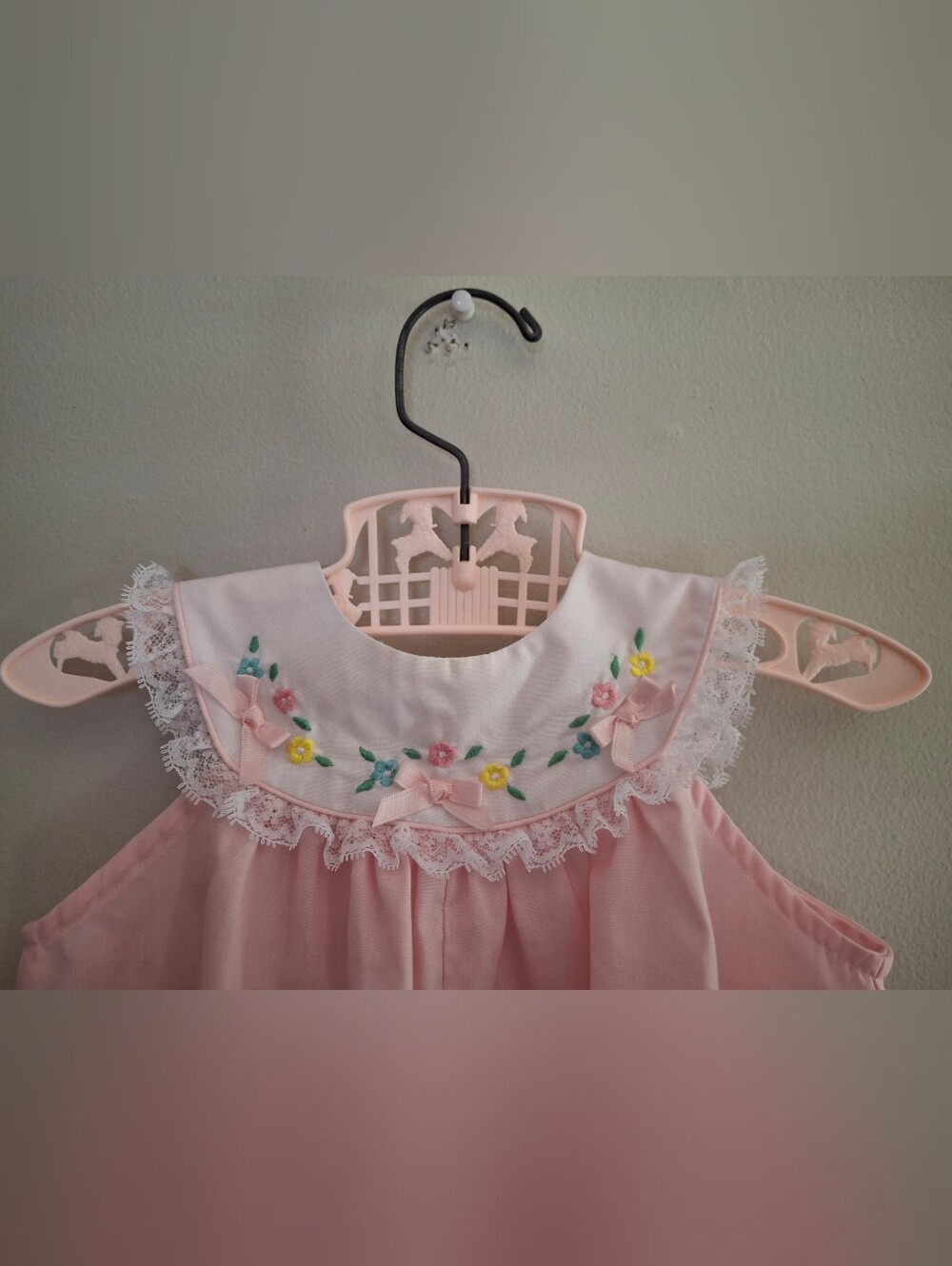 Vintage Baby Girl Romper 6/9m - Picture 2 of 5